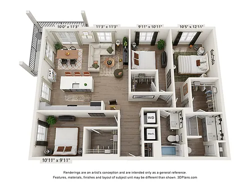 Floor plan C1