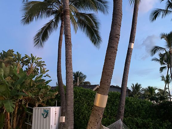 Outdoor warm water shower