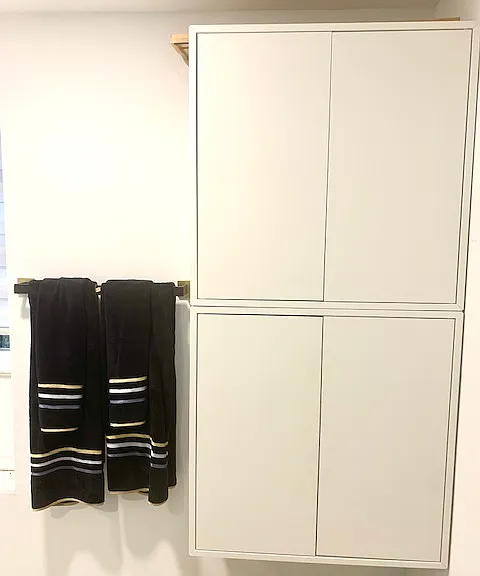Great storage in Full bathroom