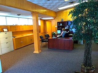 Reception area