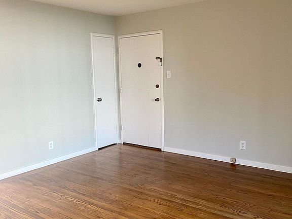 Front door and entry closet