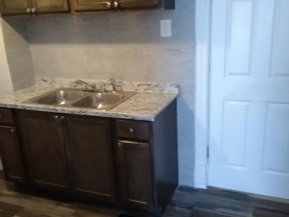 Kitchen - New Cabinets, countertop,tile backsplash,new LVT flooring