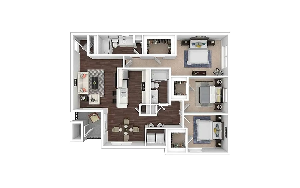 Floor plan Parton - Classic