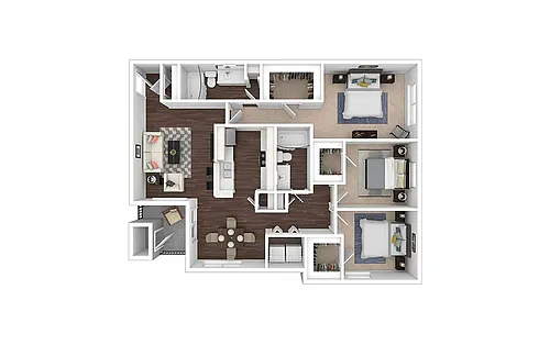Floor plan Parton - Classic