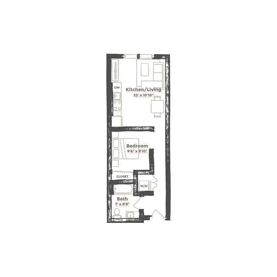 Floor plan Long beach