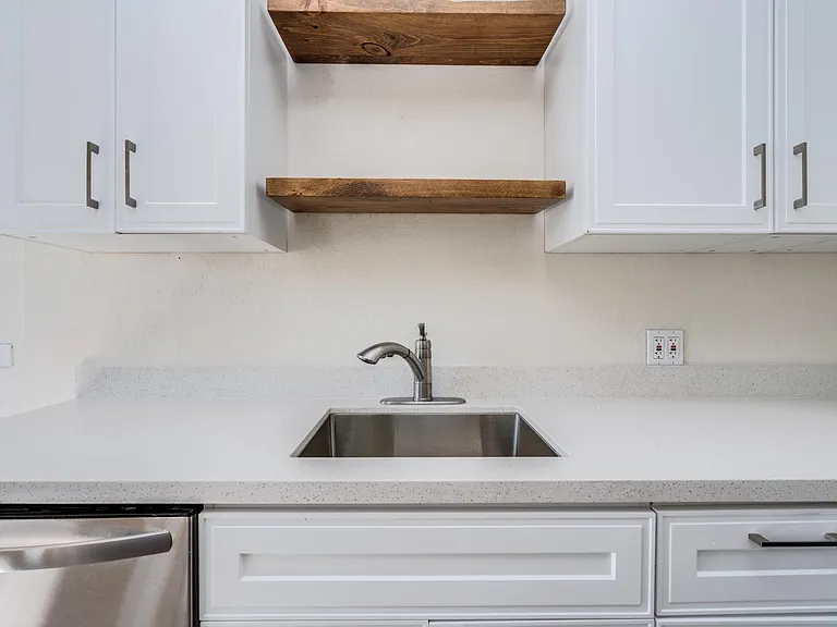 Floating Oak Wood Shelves