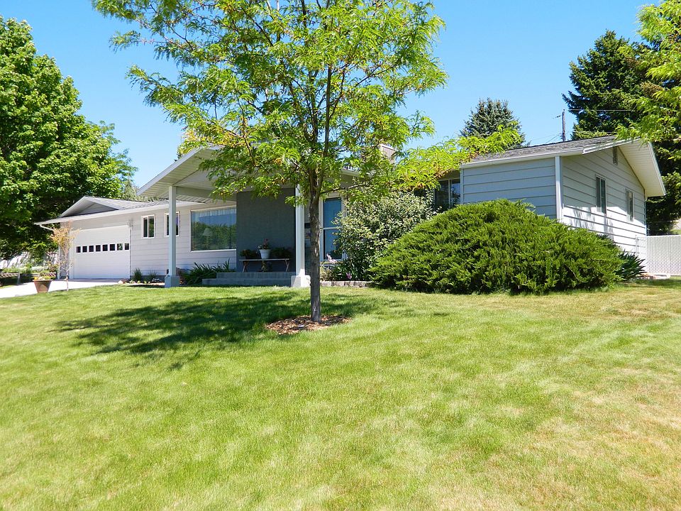 front yard with trees