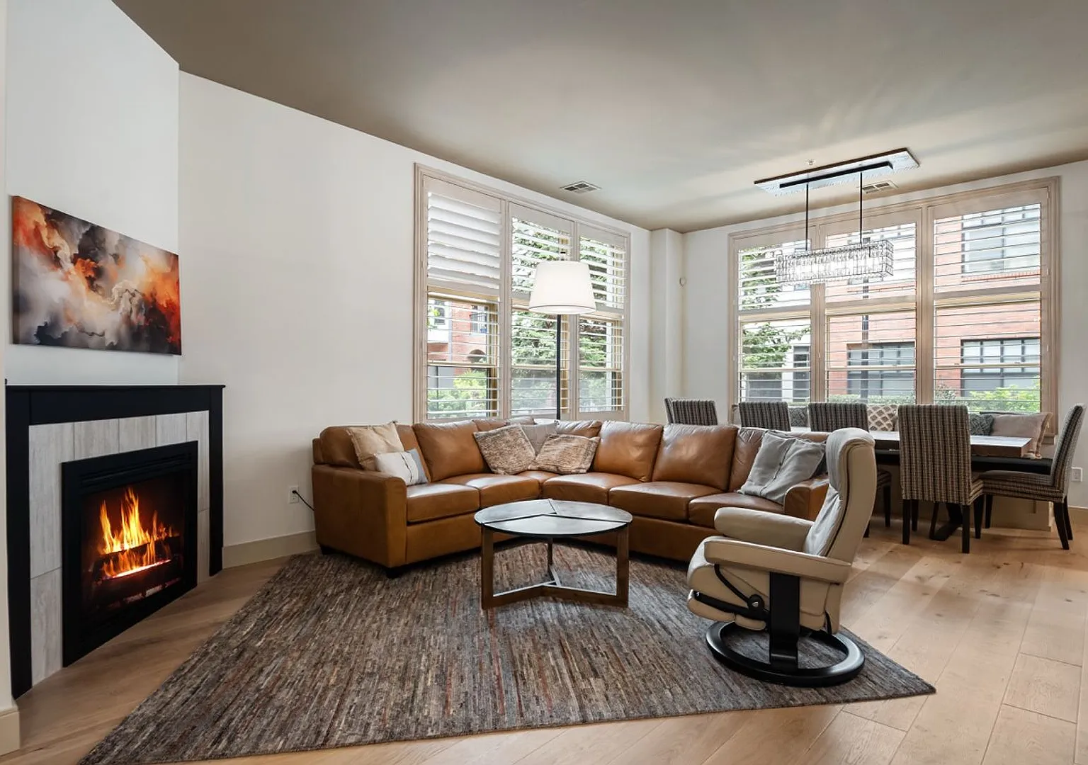 Ground-Floor Corner 2BR + Den at Riverstone Private Courtyard Entrance & Terrace (Pearl District) — Photo 2