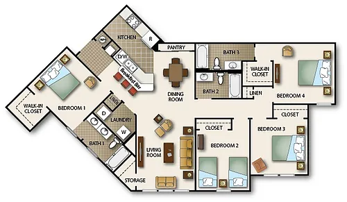 Floor plan Orchid