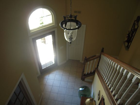 view of foyer from loft