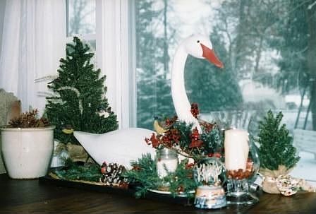 View of lake from windows and porch