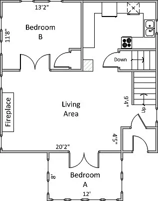 5 bed, 2.0 bath, 1712 sqft, $4,995 — Photo 3