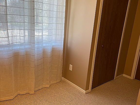 View to 2 facing closets

