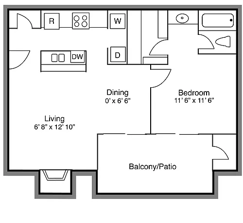 Floor plan B