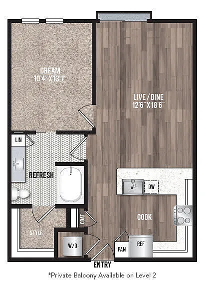 Floor plan A16