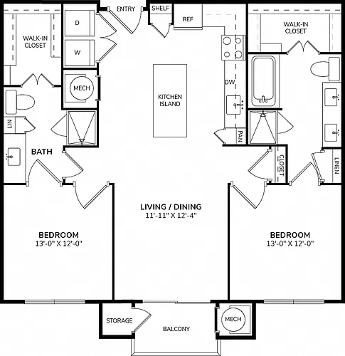 Floor plan B2