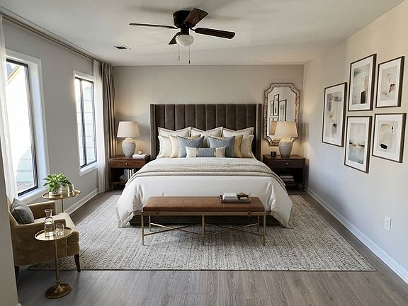 Master Bedroom. Virtually Staged