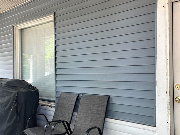 Unit C front porch.