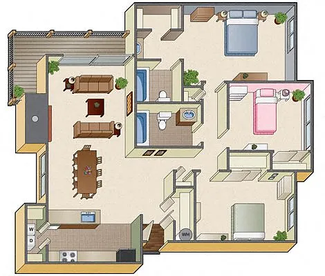 Floor plan 3x2 - Orchard