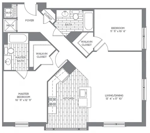 Floor plan C2d