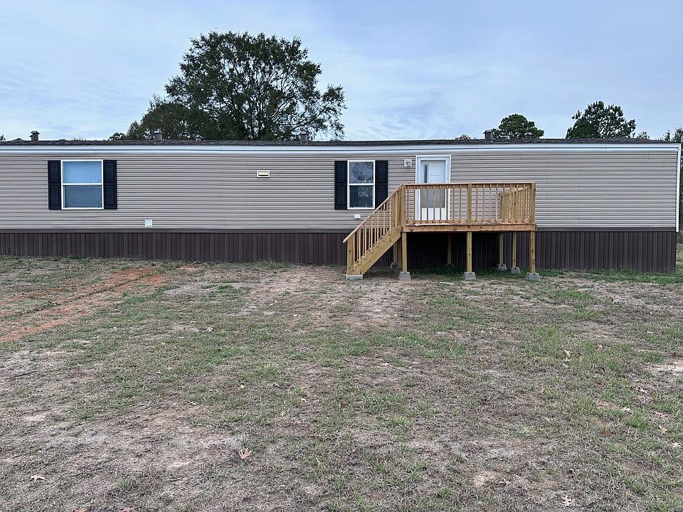 Front of mobile home