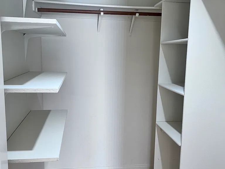 Walk-in closet.