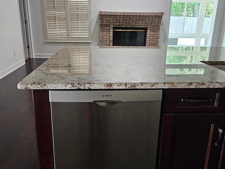 Bosch stainless dishwasher.