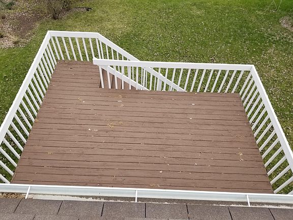 Large deck.