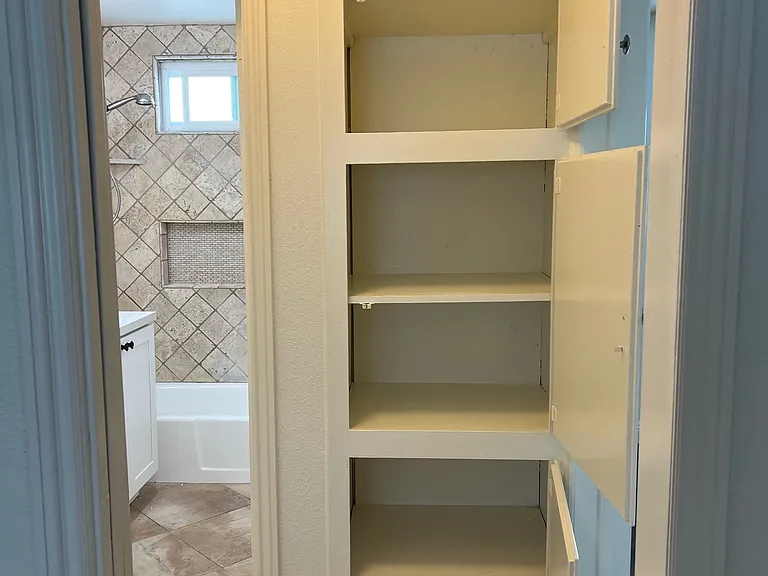 Hallway storage cabinets