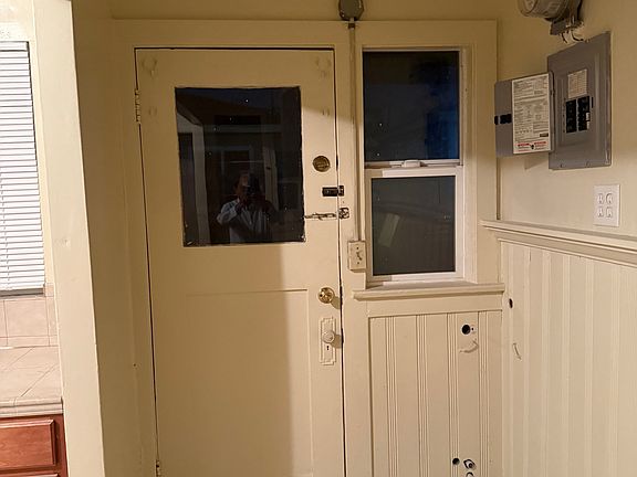 Exit door from kitchen