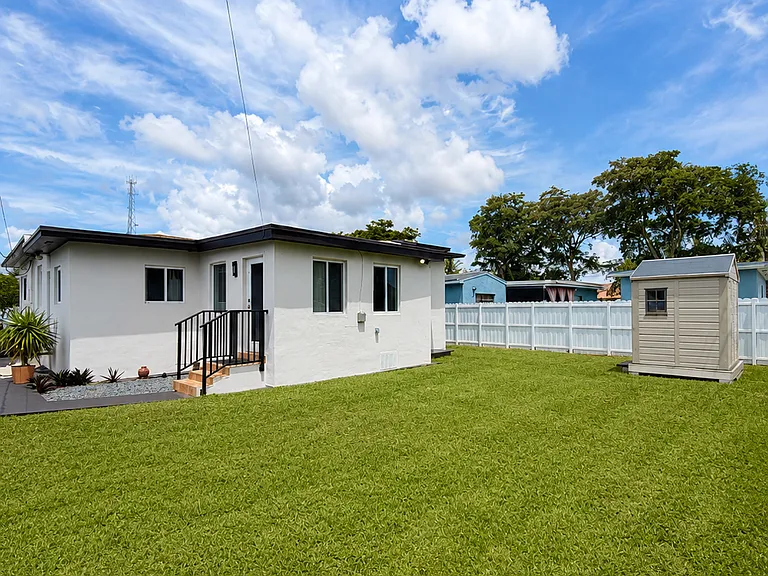 Backyard (with entrance to Den)