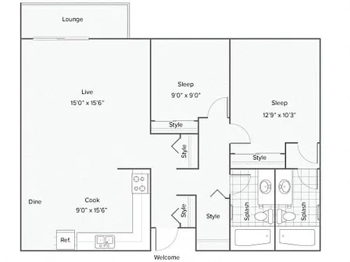 Floor plan Staring