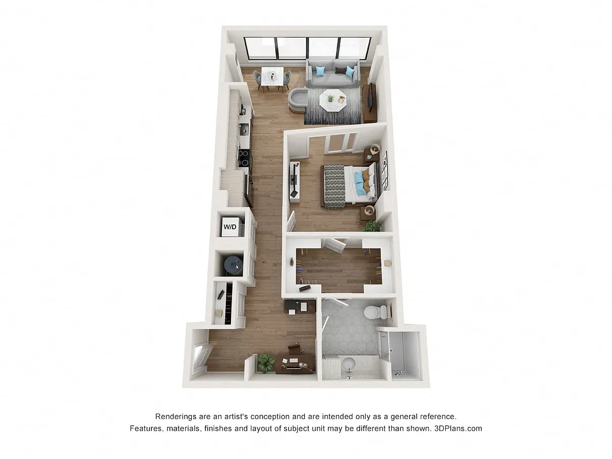 Floor plan A1-3 w/ Den