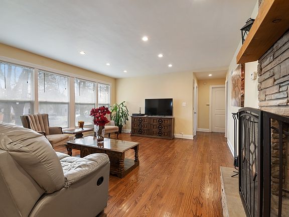 Cozy Living with wood burning fireplace