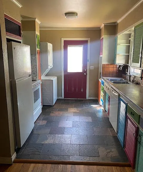 Kitchen and back door
