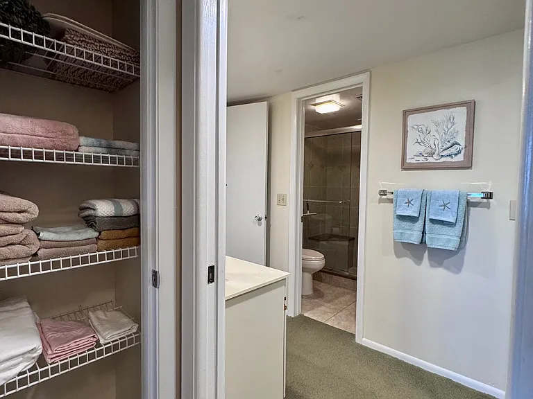 Extra linen closet!