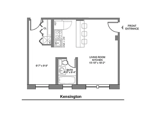 Floor plan Kensington