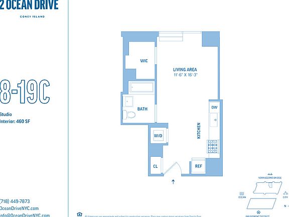 2nd image of 2 Ocean Dr #W15c