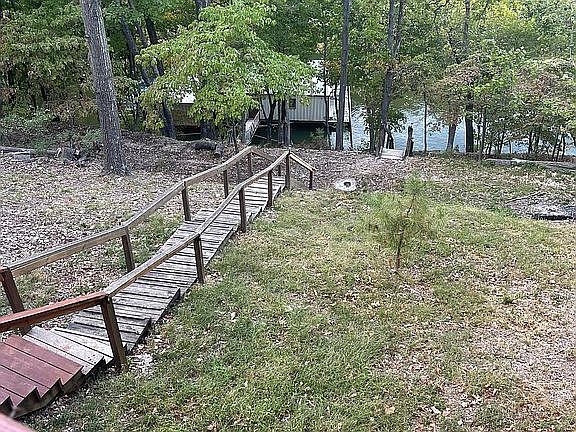 Stairs to the dock