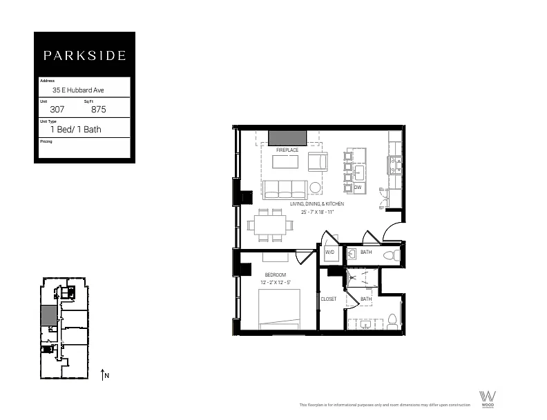 Floor plan 307