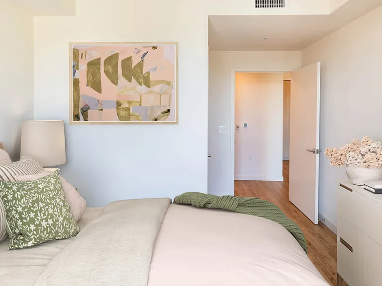 Bedroom with Hard Surface Flooring