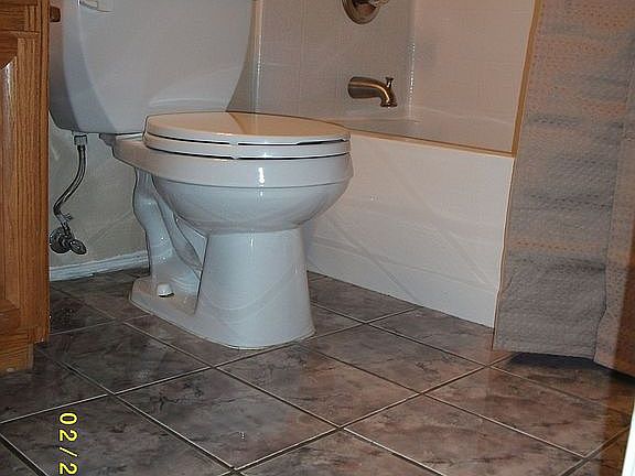 Upstairs hall bath Georgous flooring