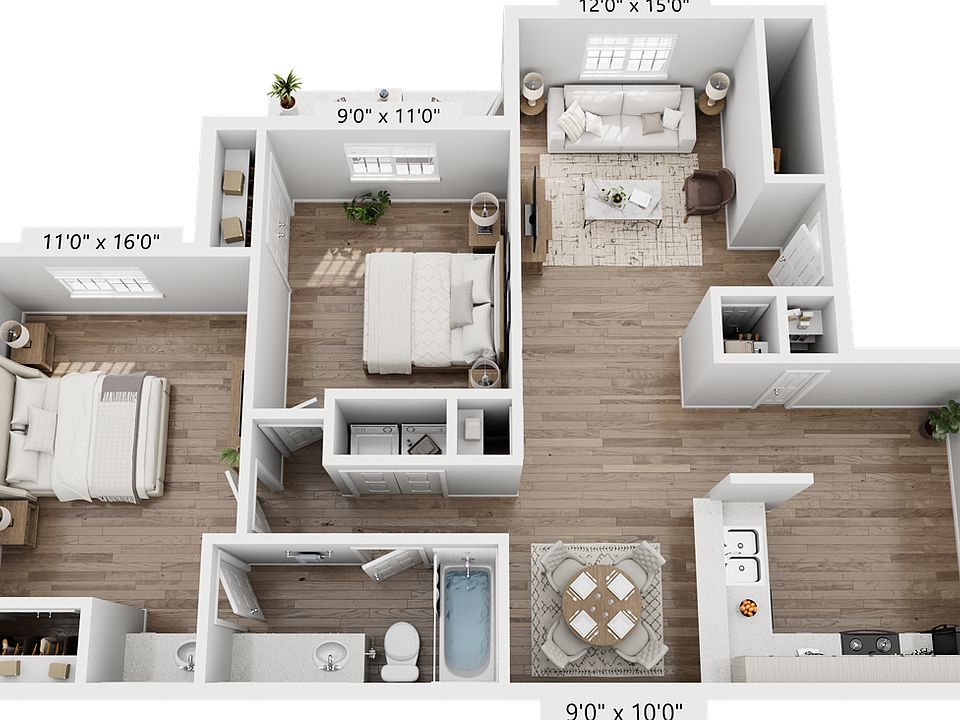 2 Bedroom 1 Bathroom