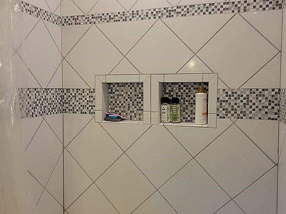 Master shower