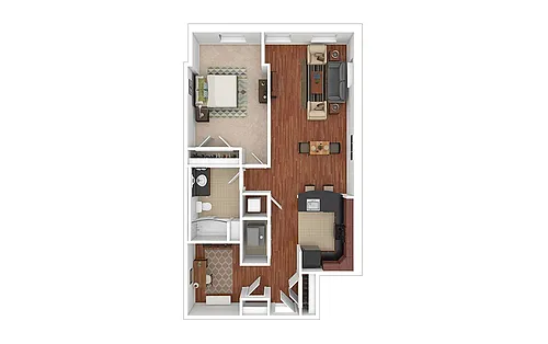 Floor plan A21 - Renovated
