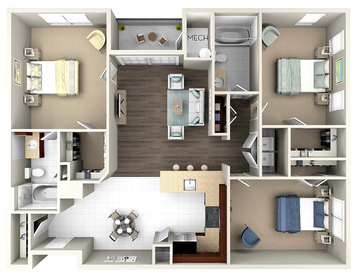 Floor plan Hamilton