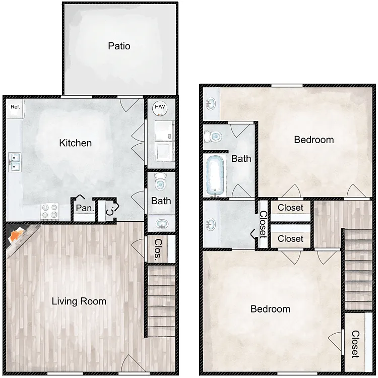Floor plan Lookout