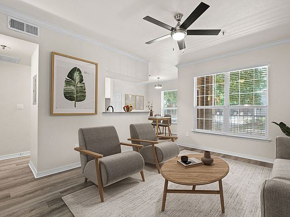 Renovated Style 2 Living Dining Area Staged