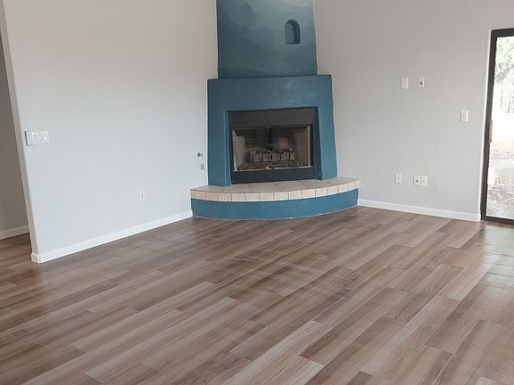Gas fireplace in living room
