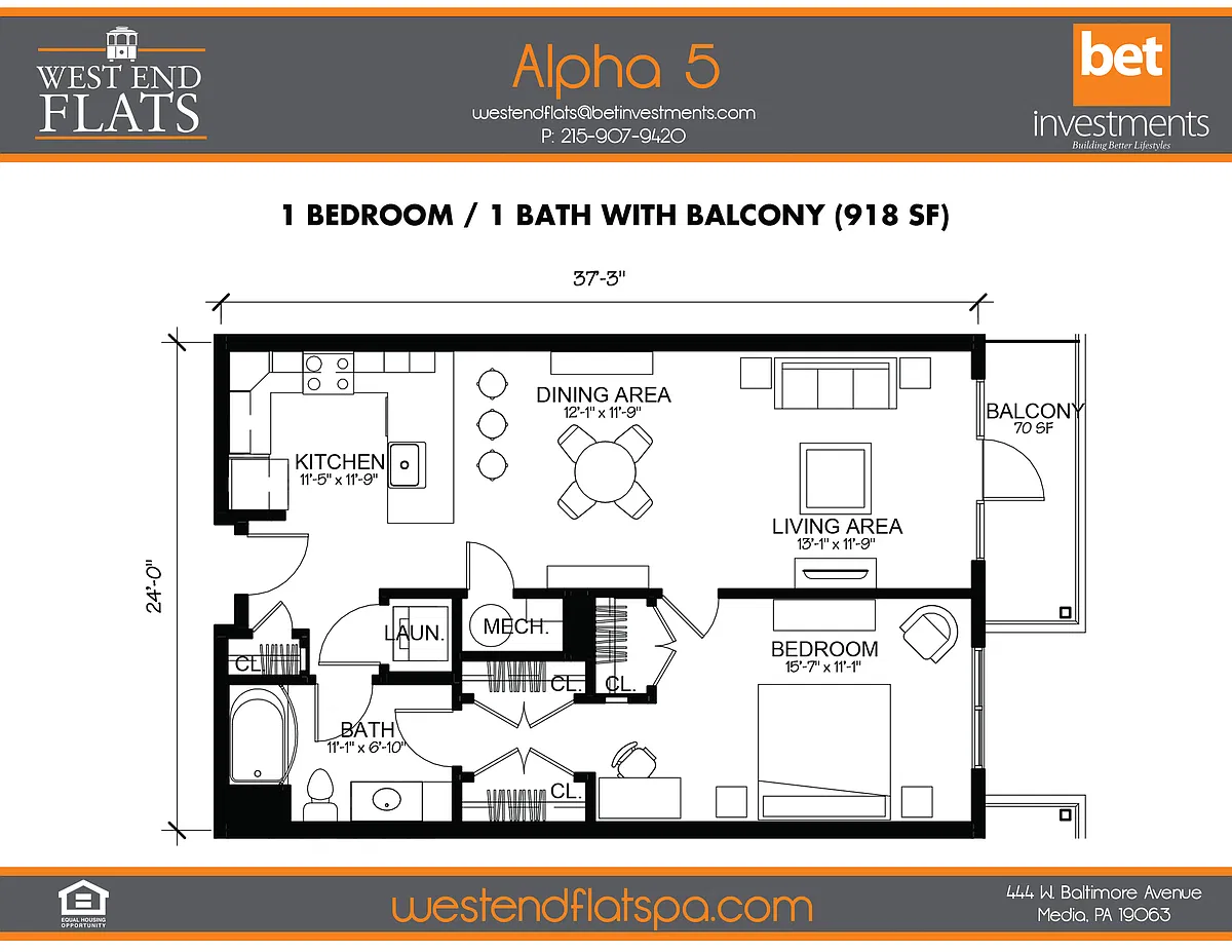 Floor plan Alpha 5